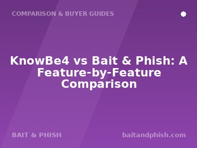 KnowBe4 vs Bait & Phish: A Feature-by-Feature Comparison