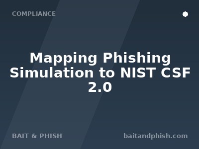 Mapping Phishing Simulation to NIST CSF 2.0